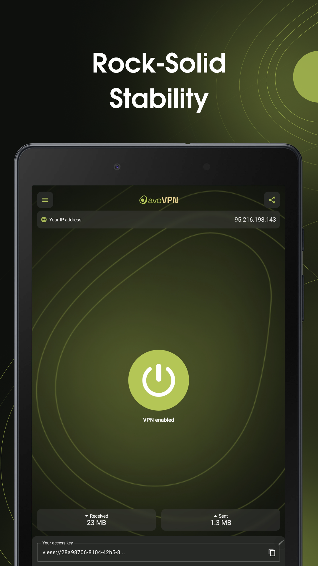 avoVPN screenshot