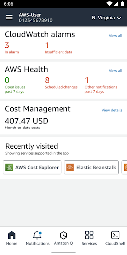 AWS Console 1