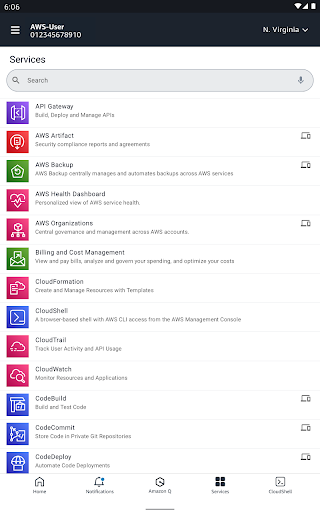 AWS Console 12