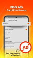 Azka Browser Secure Connection APK screenshot