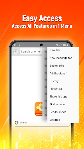 Azka Browser Secure Connection APK 4