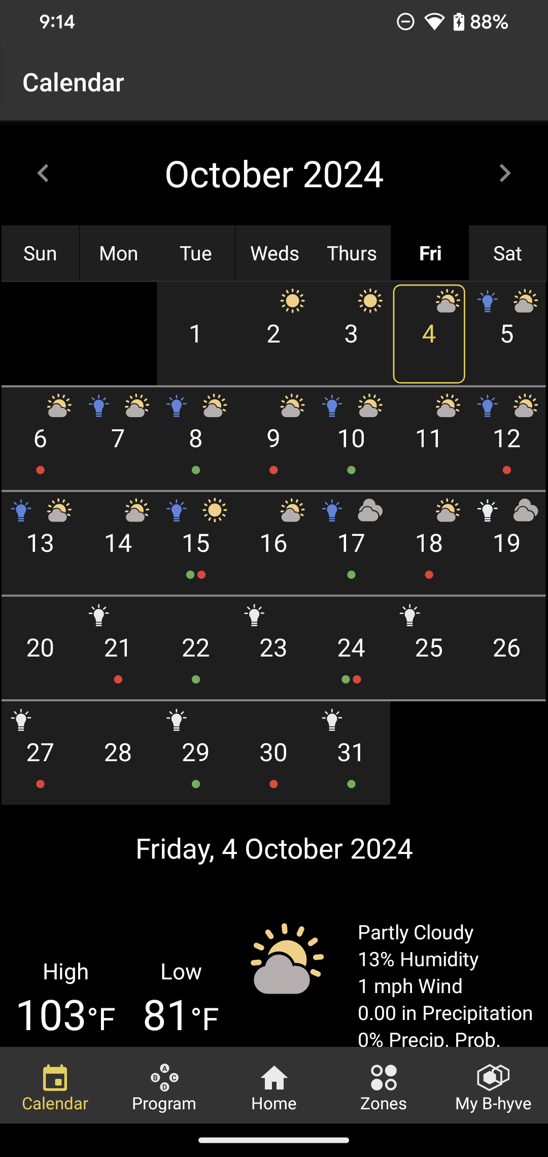 B-hyve APK screenshot