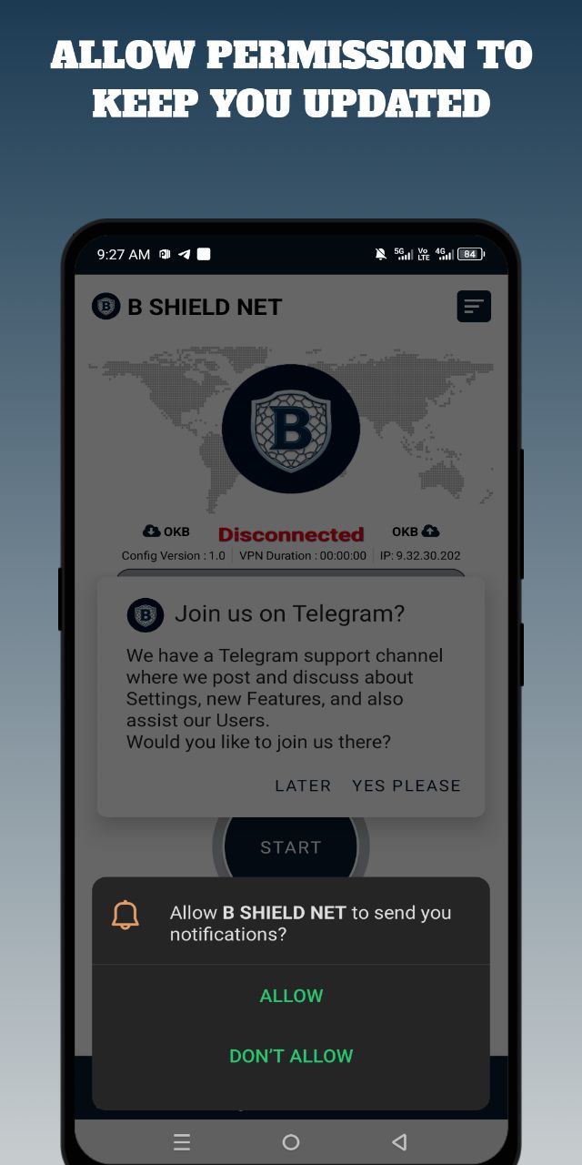 B SHIELD NET APK screenshot
