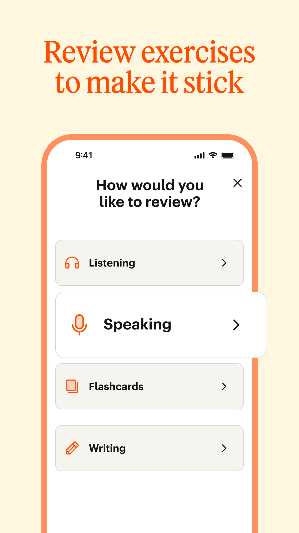 Babbel screenshot