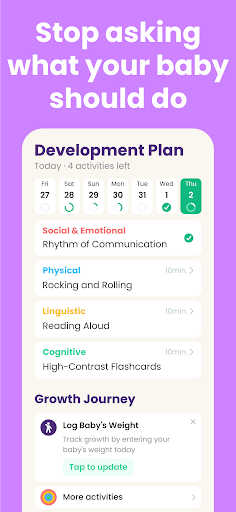Baby Leap: Milestone Tracker APK screenshot