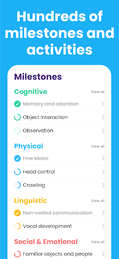 Baby Leap: Milestone Tracker APK screenshot