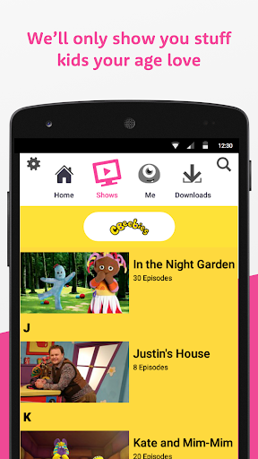 BBC iPlayer Kids APK screenshot