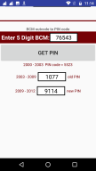 BCM to PIN screenshot