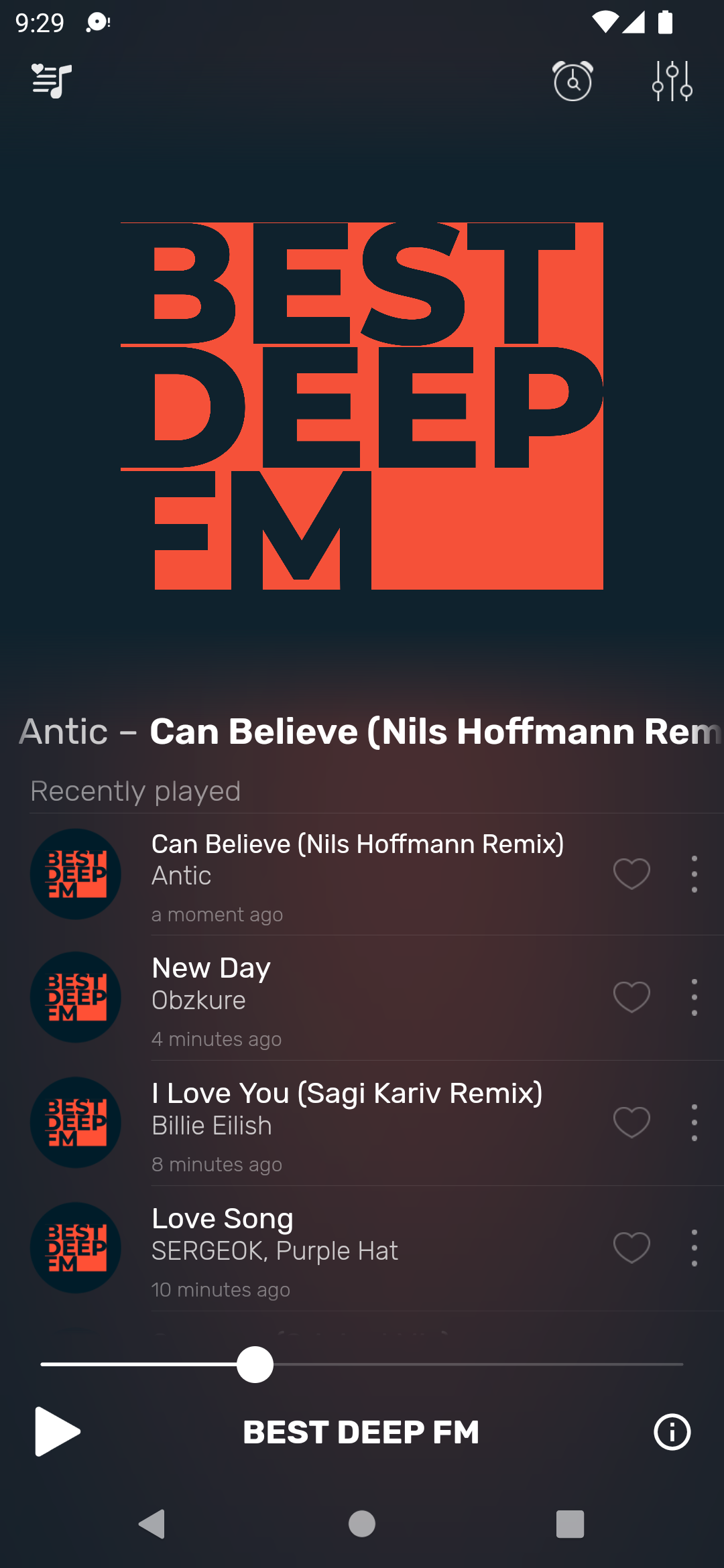 BEST DEEP FM screenshot