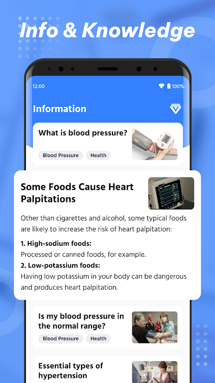 Blood Pressure App: BP Monitor APK screenshot