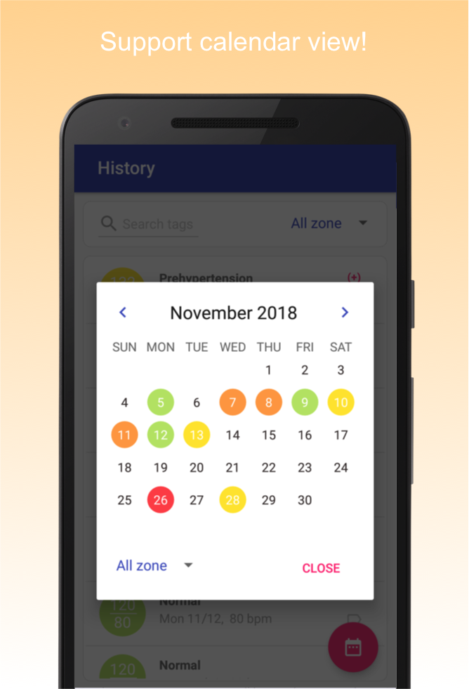 Blood Pressure Diary APK screenshot