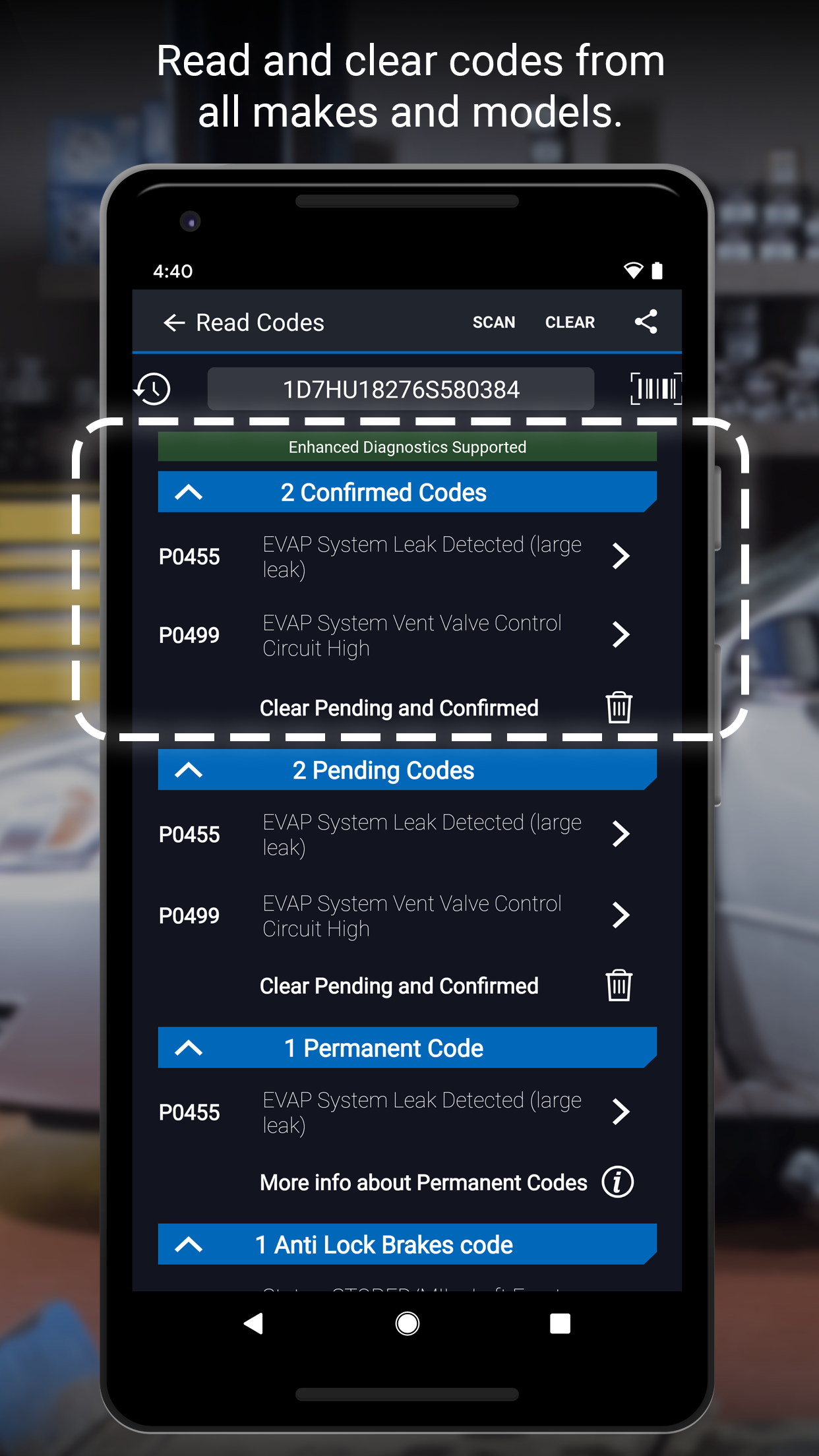BlueDriver OBD2 Scan Tool APK screenshot