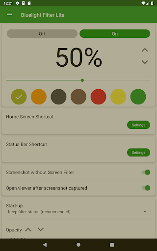 Bluelight Filter Lite APK screenshot