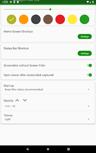 Bluelight Filter Lite APK screenshot