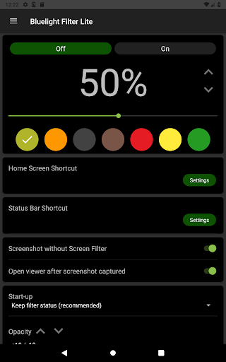 Bluelight Filter Lite APK screenshot