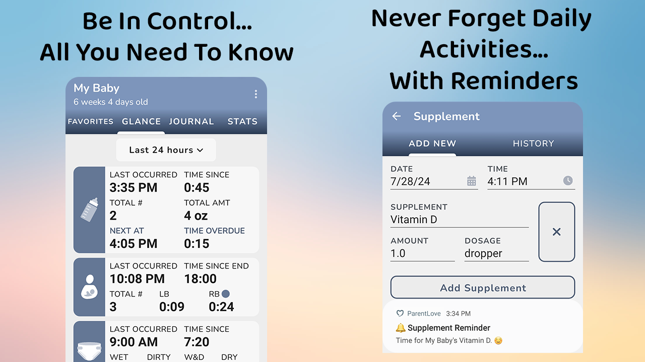 Breastfeeding & Baby Tracker APK screenshot
