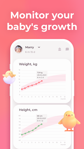 Breastfeeding tracker Pump log APK screenshot