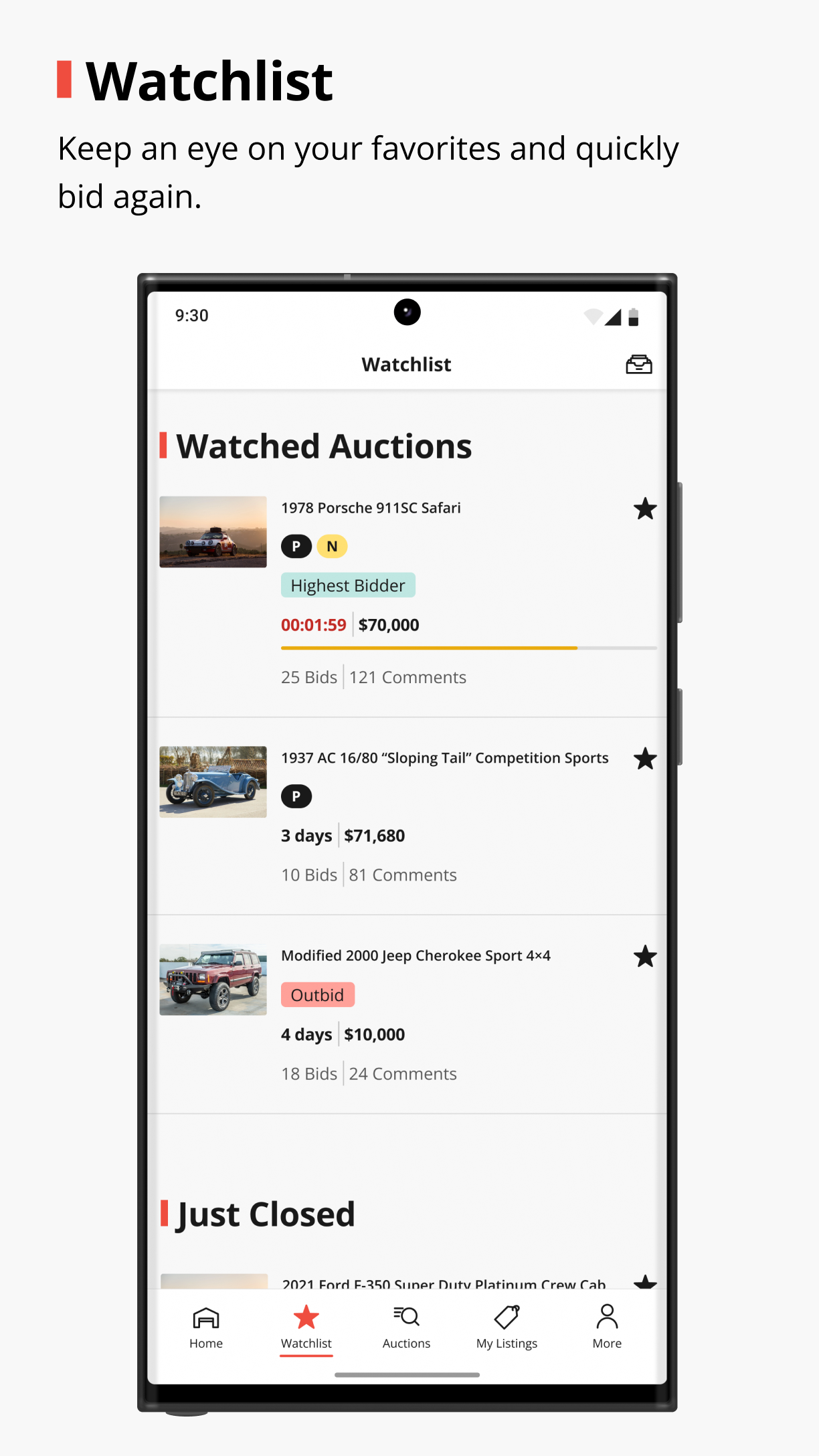 Bring a Trailer Auctions APK screenshot