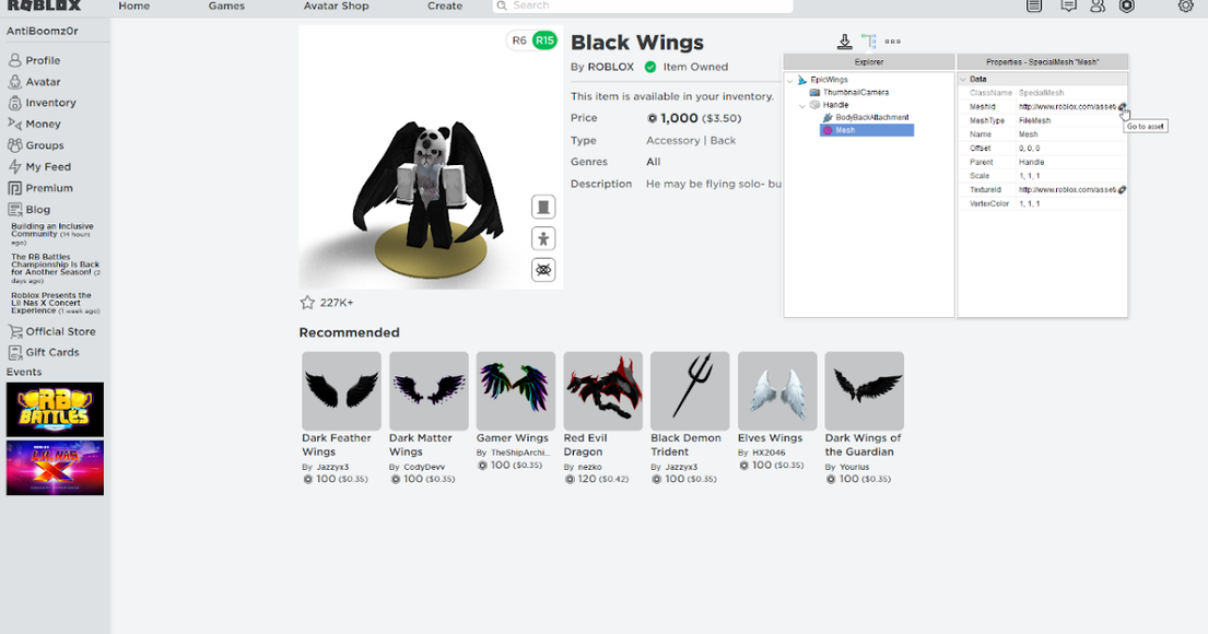 BtRoblox screenshot
