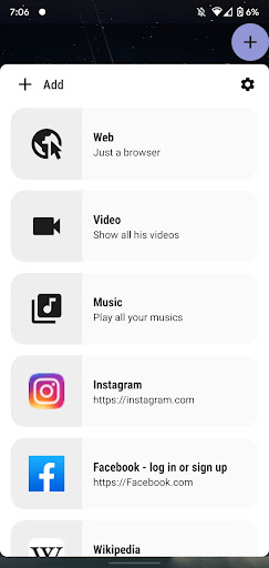 BubbleAll - Floating browser APK screenshot