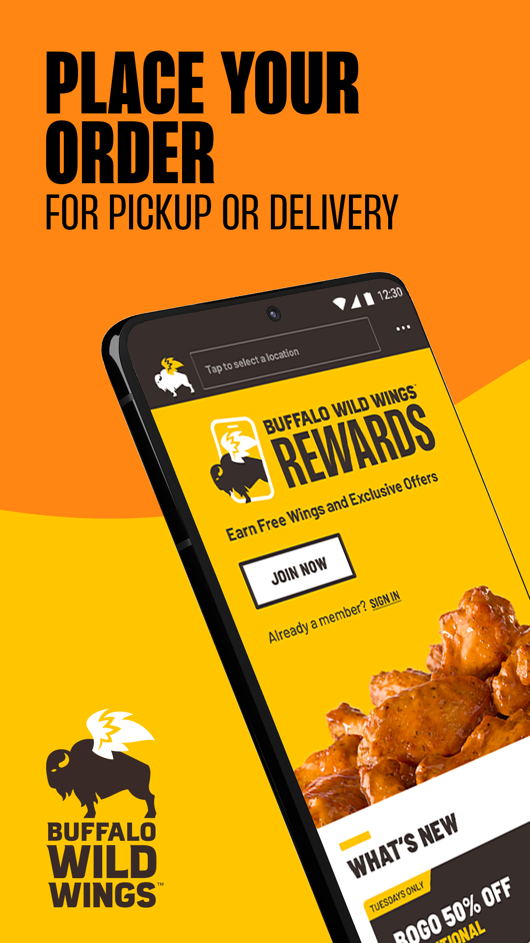 Buffalo Wild Wings Ordering APK screenshot
