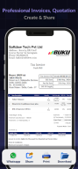 Buku: Invoice maker, bill book APK screenshot