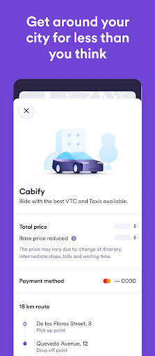 Cabify APK screenshot