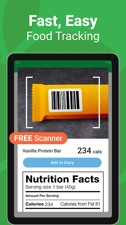 Calorie Counter - MyNetDiary APK screenshot