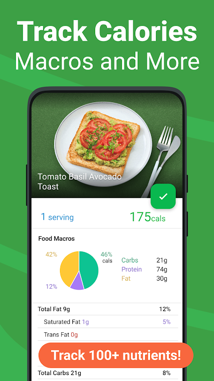 Calorie Counter - MyNetDiary APK screenshot