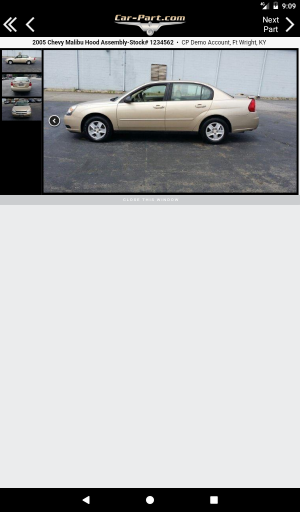 Car-Part.com Used Auto Parts APK screenshot