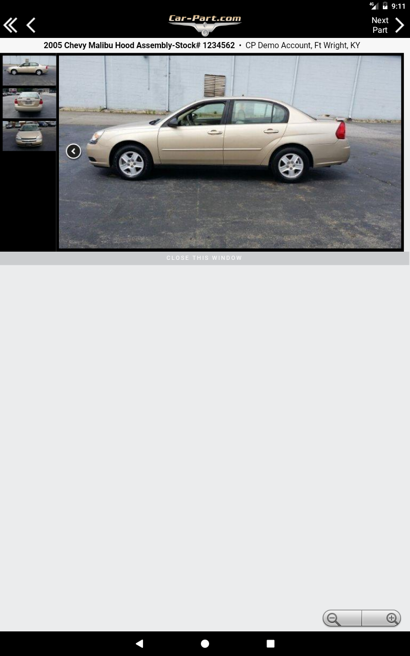 Car-Part.com Used Auto Parts APK screenshot