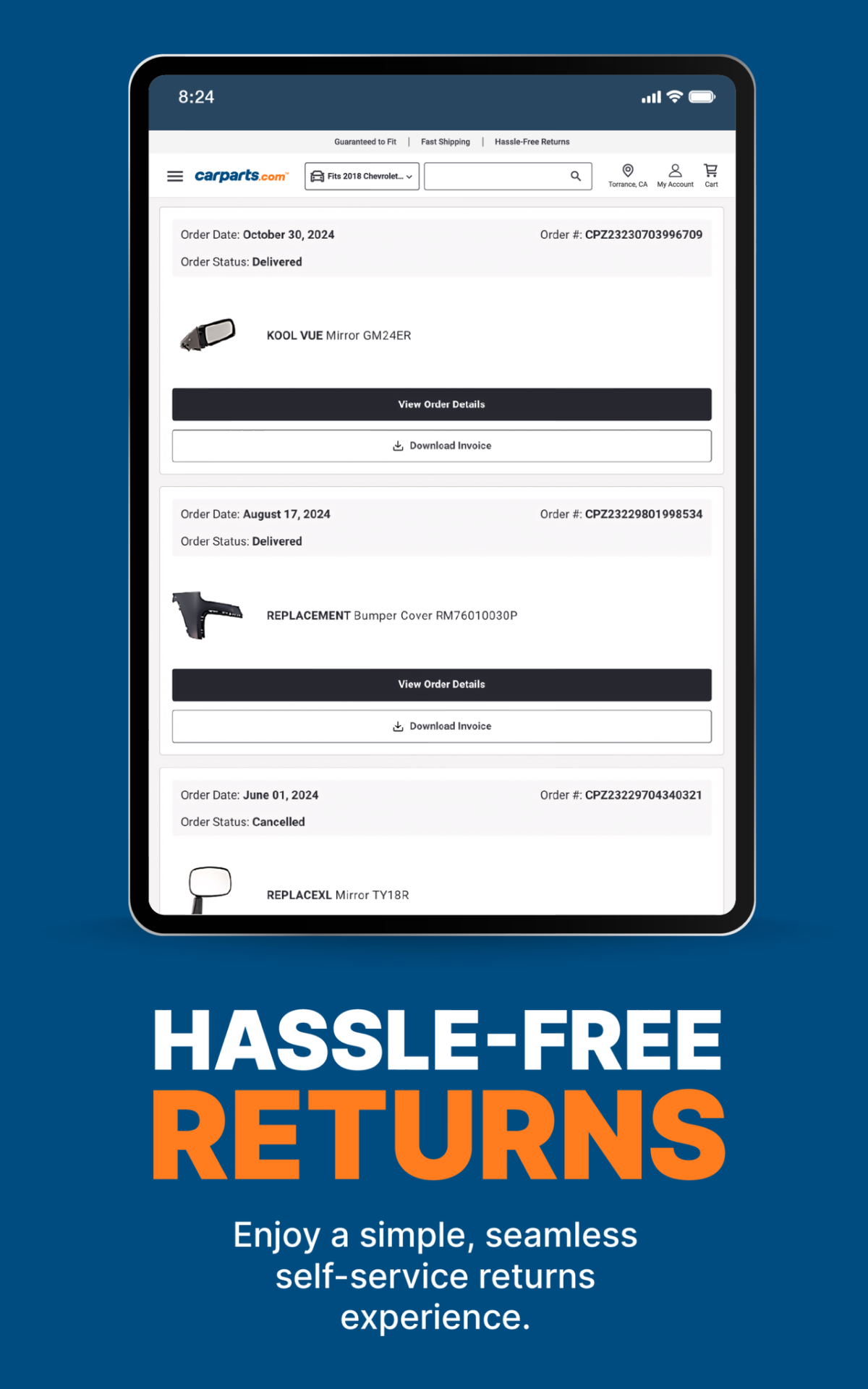 CarParts.com APK screenshot