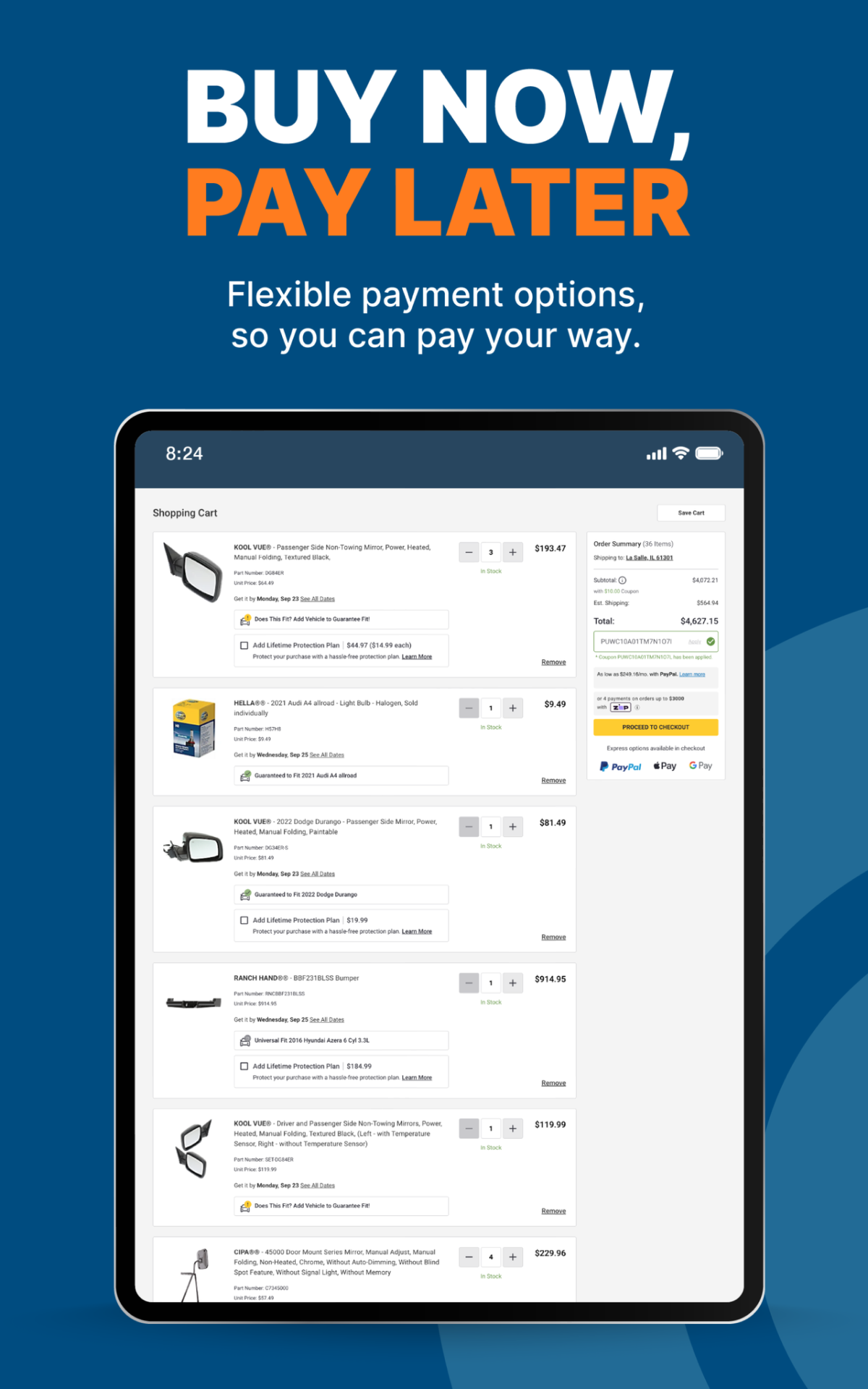 CarParts.com APK screenshot
