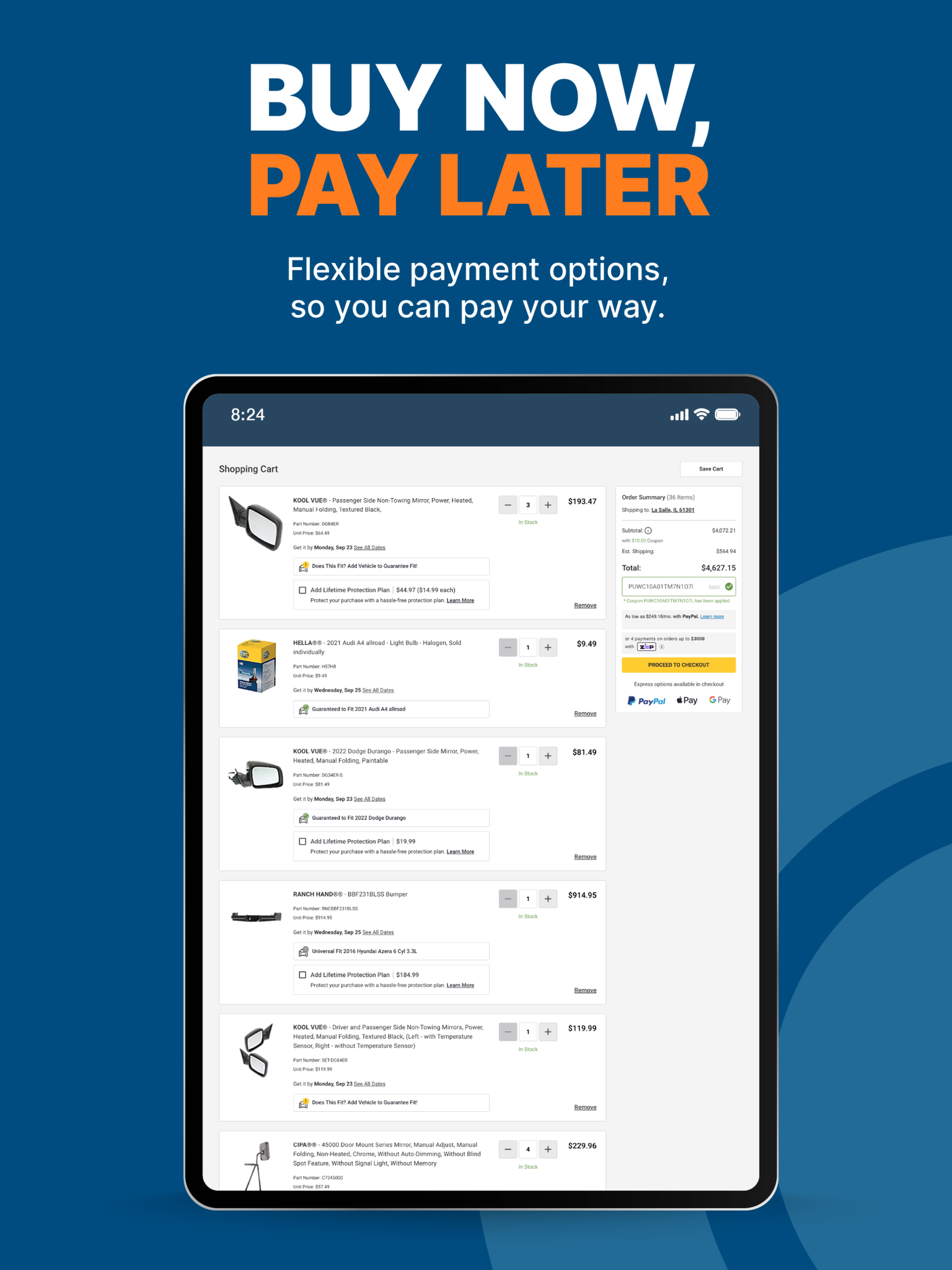CarParts.com APK screenshot