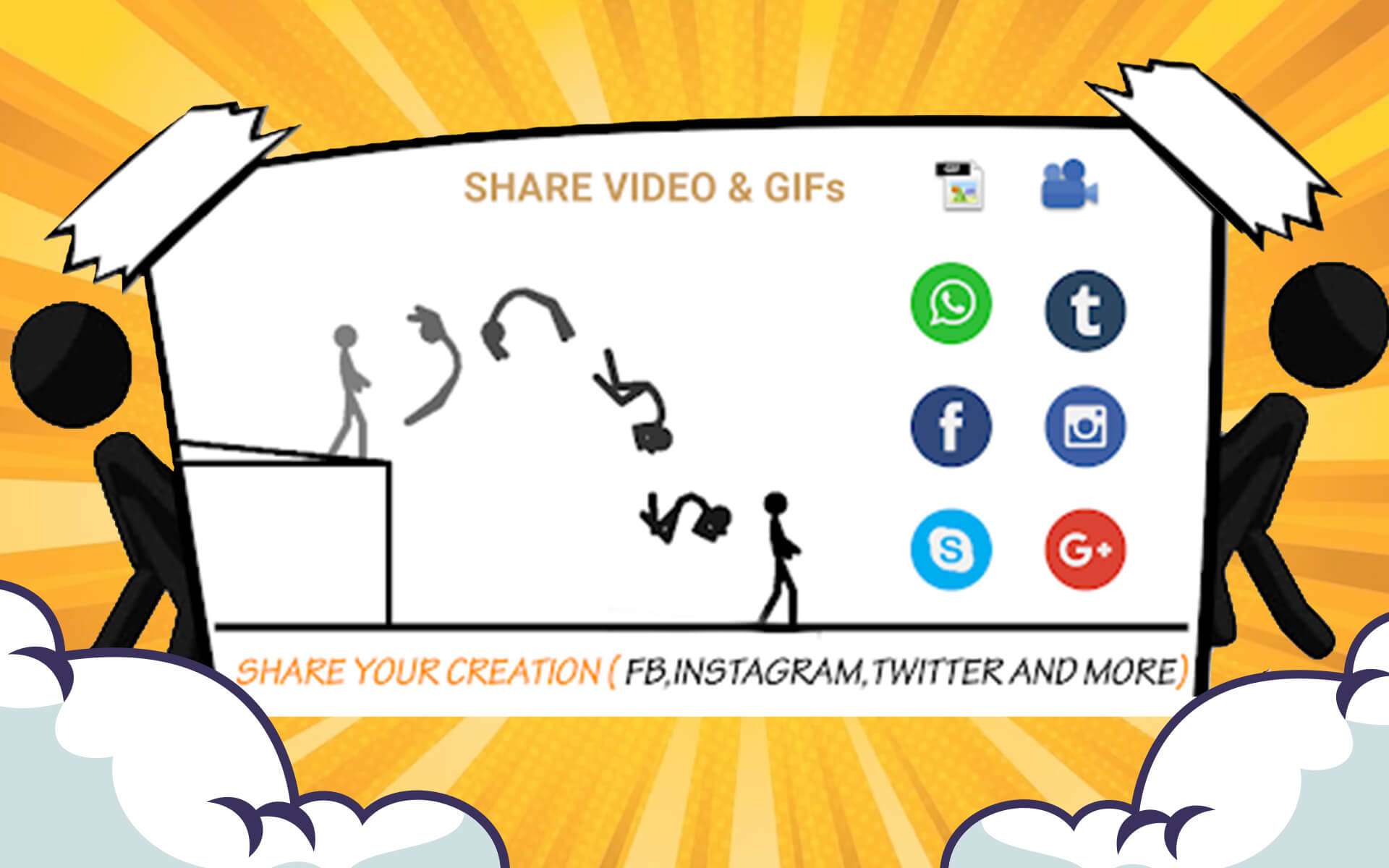 Cartoon Video & Gif Maker APK screenshot