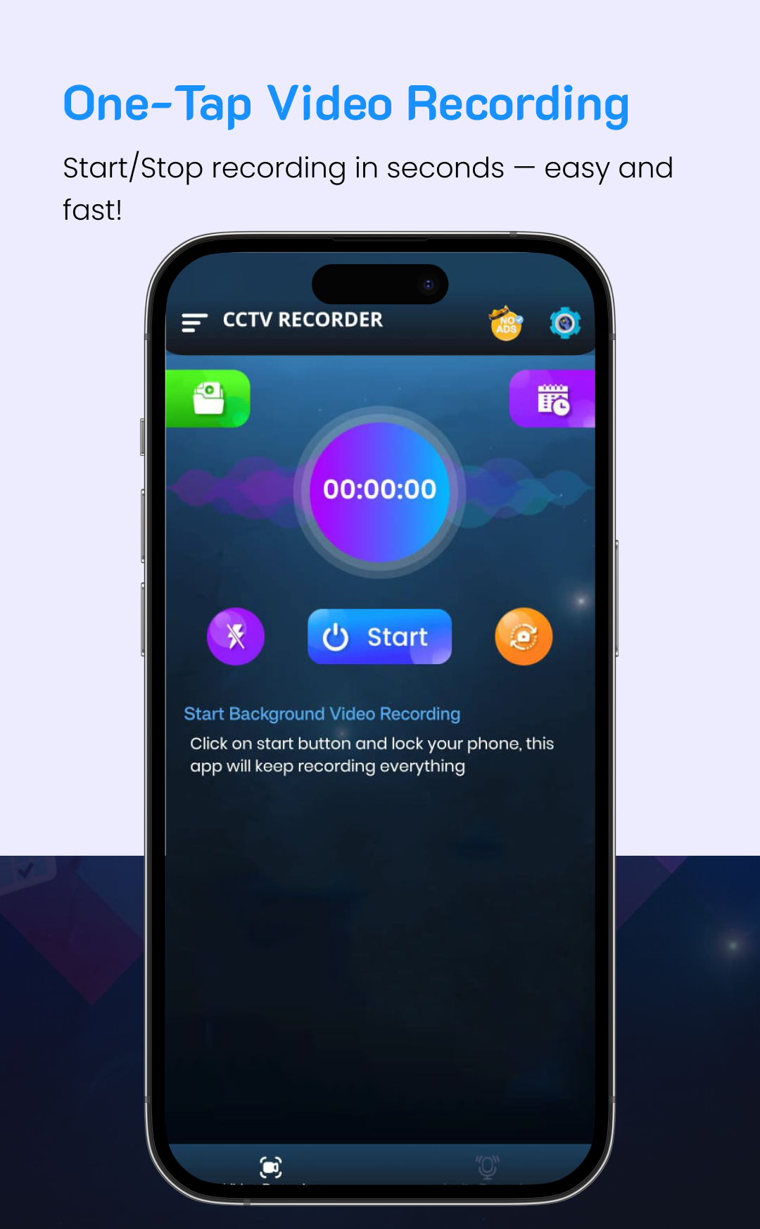 CCTV Camera Video Recorder App APK screenshot