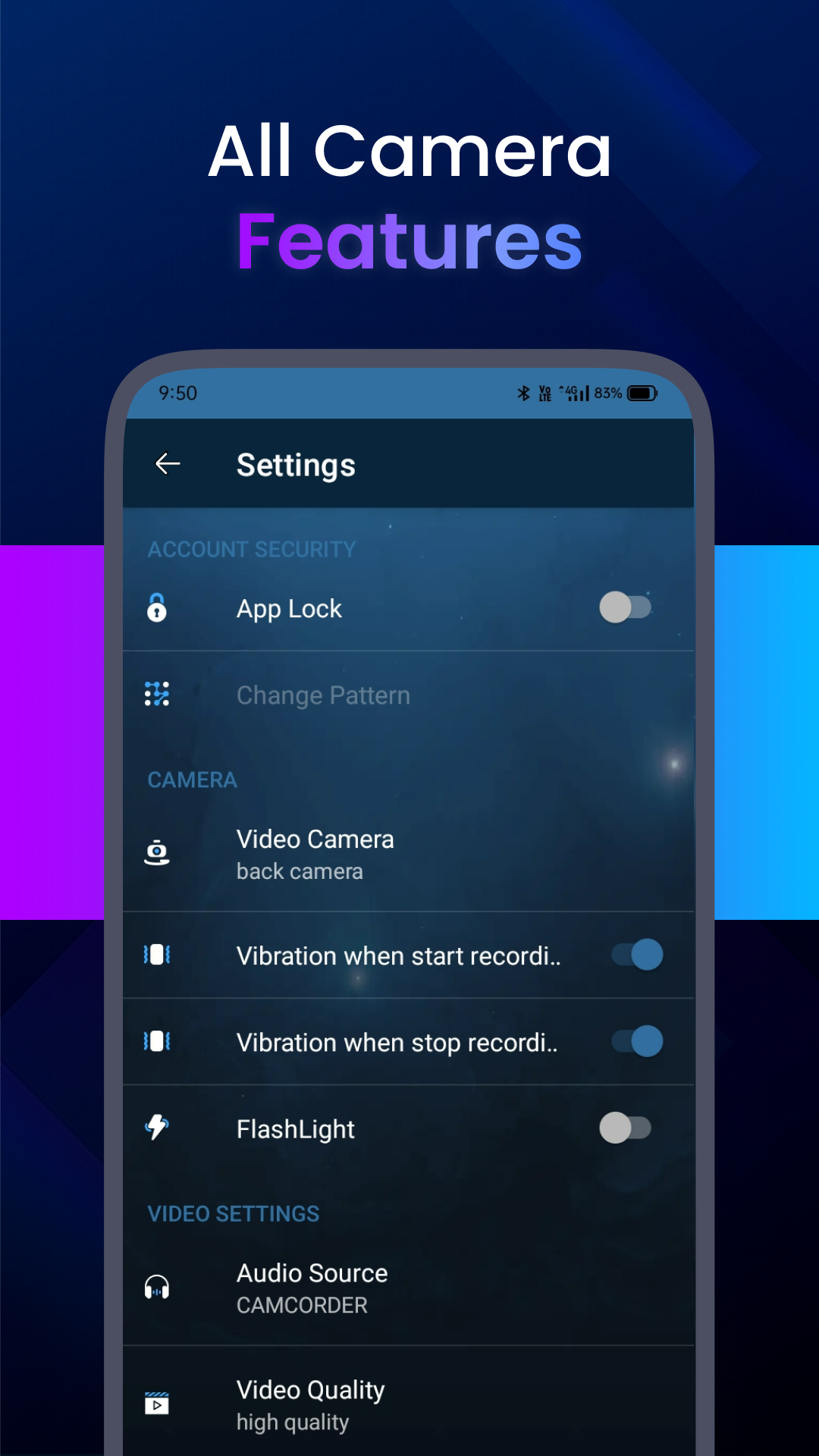 CCTV Camera Video Recorder App APK screenshot