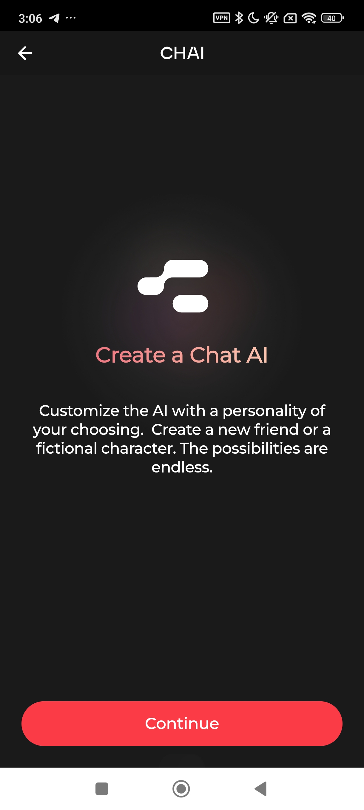Chai: Chat AI Platform screenshot