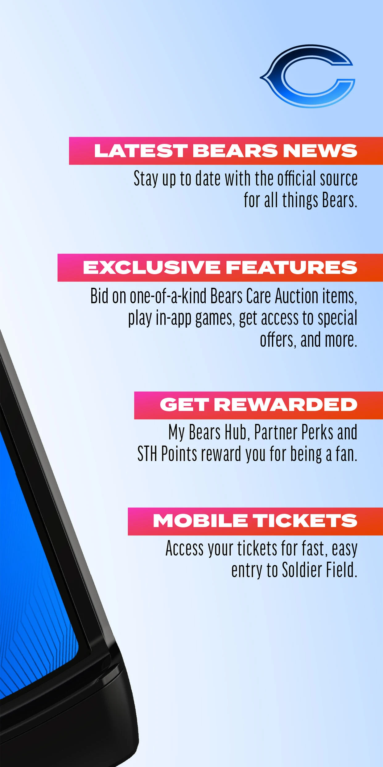 Chicago Bears Official App APK screenshot