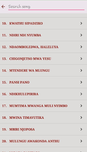 Chitsitsimutso songs 8