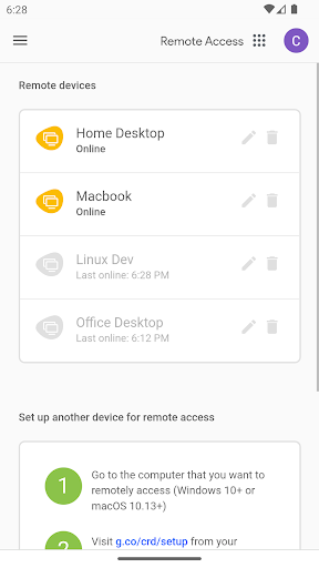 Chrome Remote Desktop 1