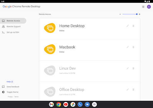 Chrome Remote Desktop 7
