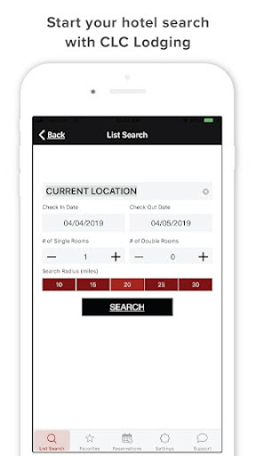 CLC Lodging Hotel Locator APK screenshot