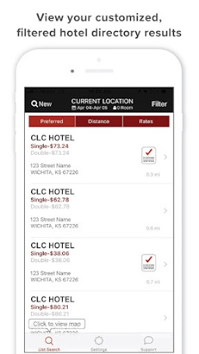 CLC Lodging Hotel Locator APK screenshot