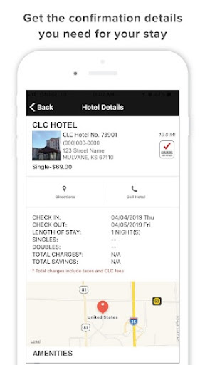 CLC Lodging Hotel Locator APK screenshot