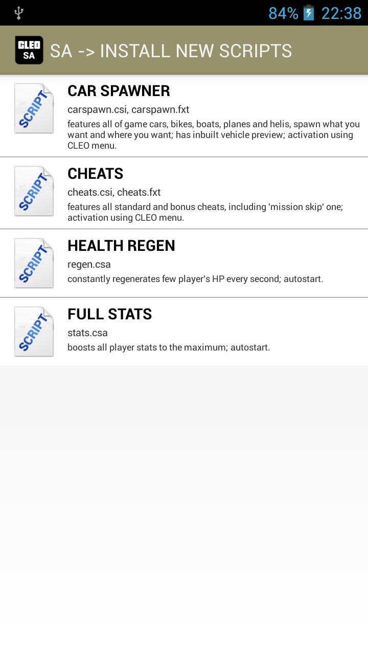 CLEO SA APK screenshot