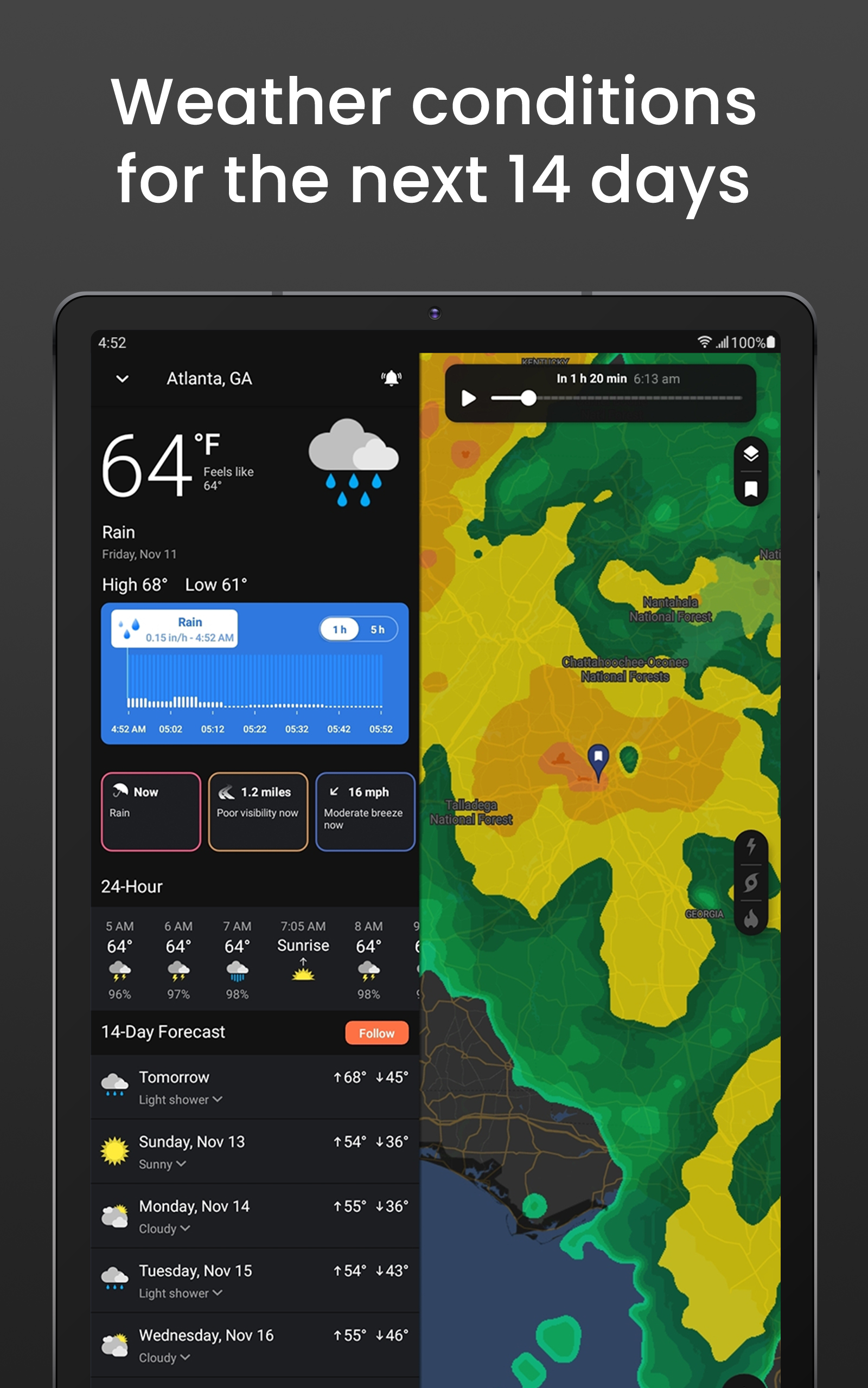 Clime: NOAA Weather Radar Live APK screenshot