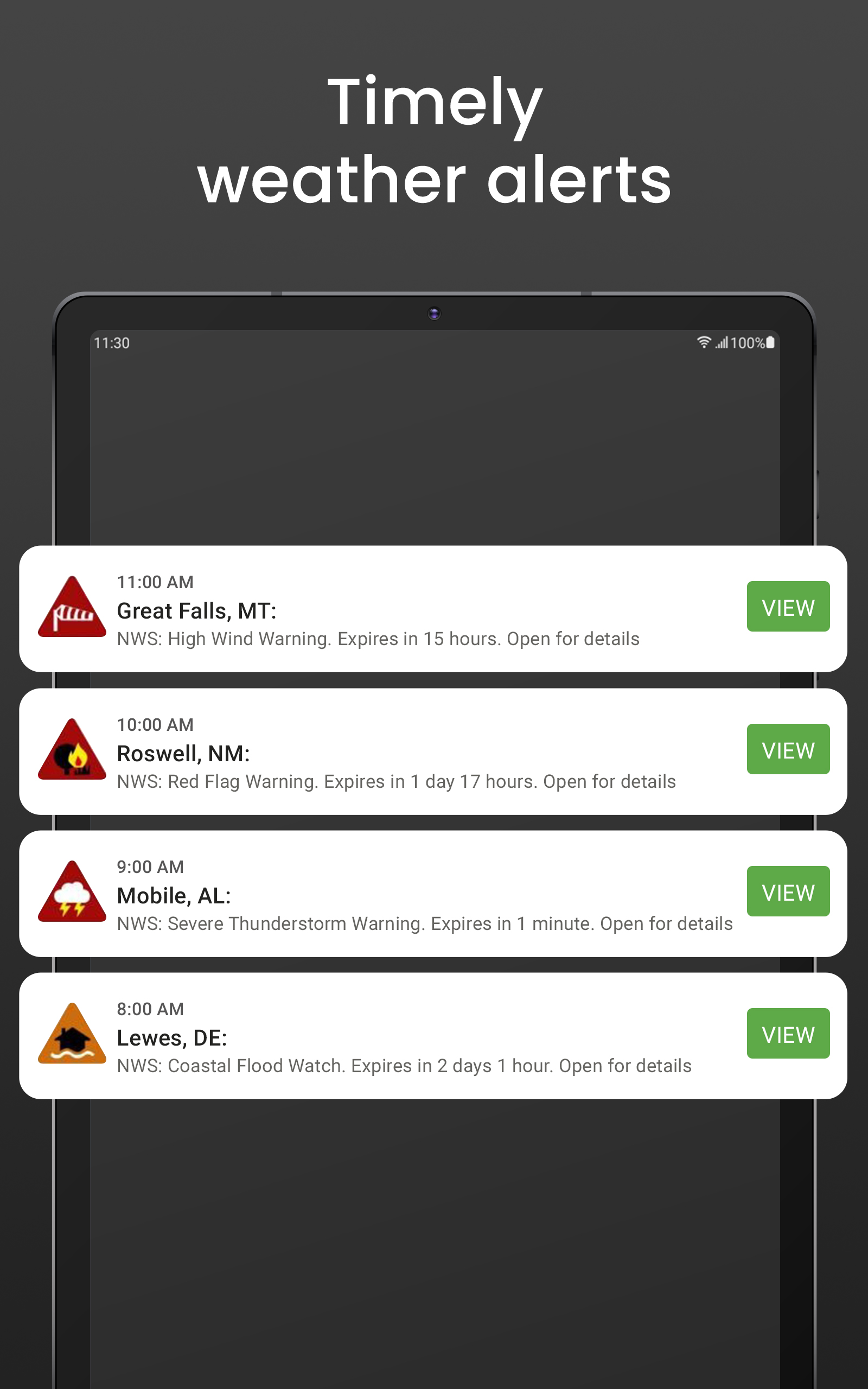 Clime: NOAA Weather Radar Live APK screenshot