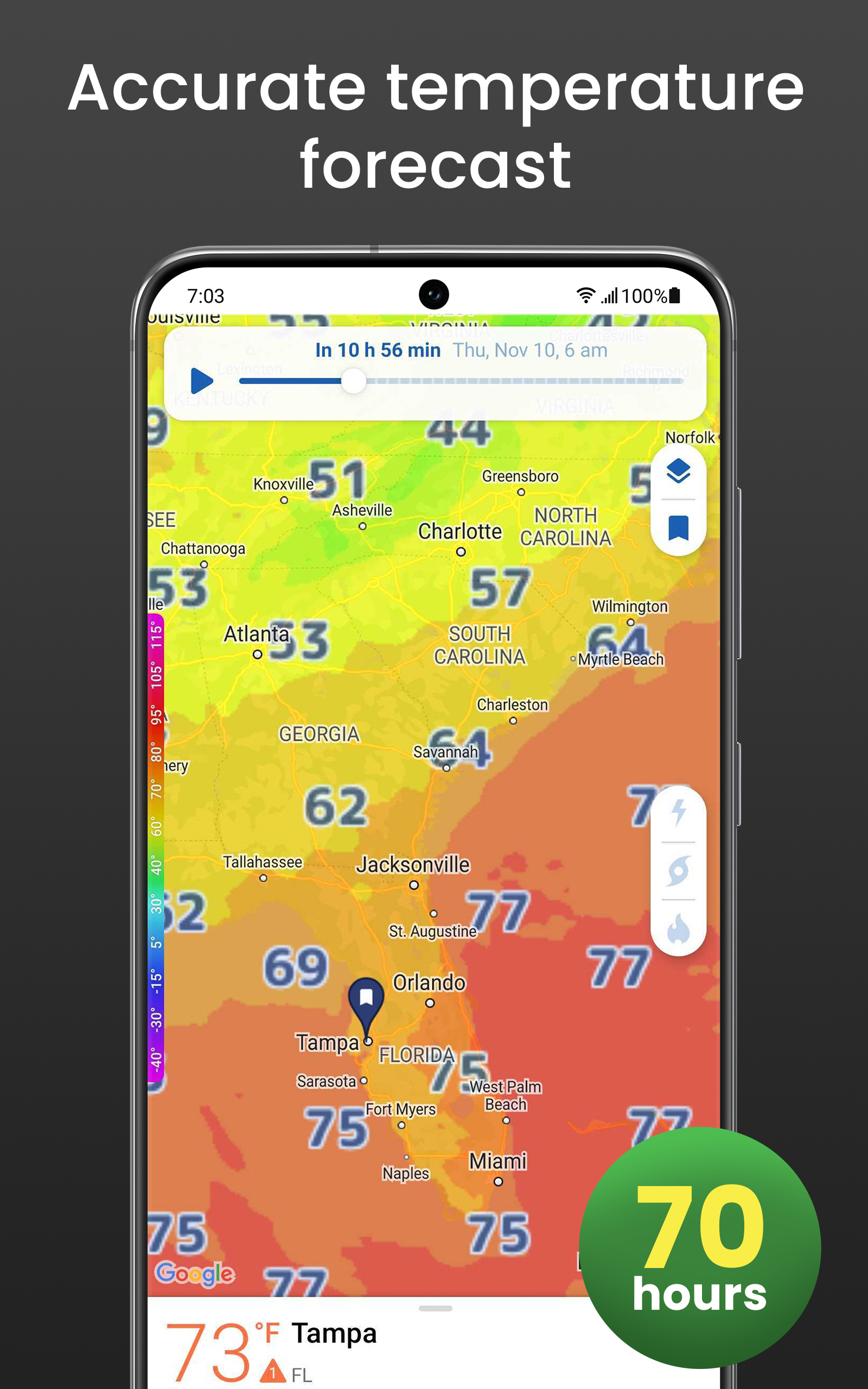 Clime: NOAA Weather Radar Live APK screenshot