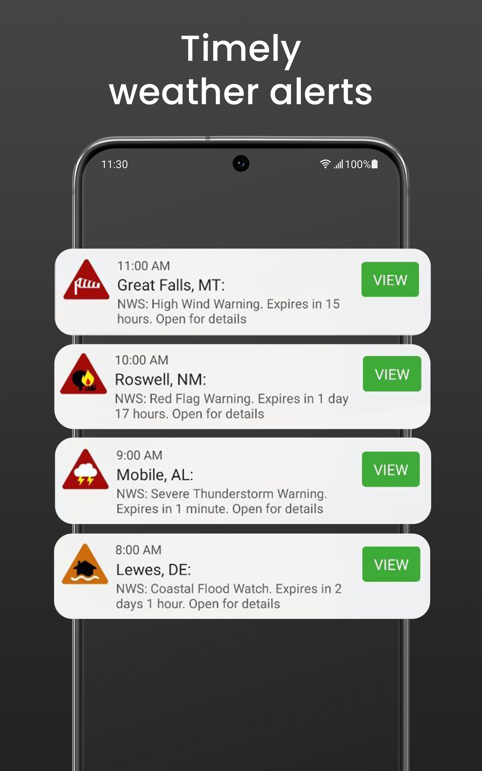 Clime: NOAA Weather Radar Live APK screenshot